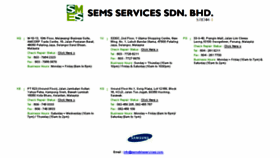 What Samsungsems.com website looked like in 2016 (7 years ago)