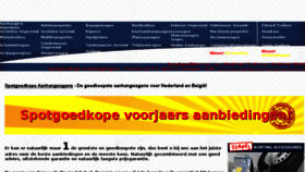 What Spotgoedkopeaanhangwagens.nl website looked like in 2016 (8 years ago)