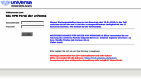 What Ssl.universa.de website looked like in 2016 (8 years ago)