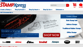 What Stampxpress.com website looked like in 2016 (8 years ago)