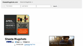 What Shastamugshots.com website looked like in 2016 (8 years ago)