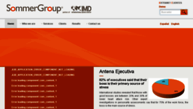 What Sommergroup.cl website looked like in 2016 (8 years ago)