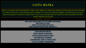 What Sattamatkaw2m.in website looked like in 2016 (8 years ago)