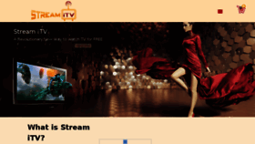 What Streamitv.com website looked like in 2016 (7 years ago)