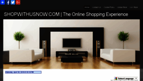 What Shopwithusnow.com website looked like in 2016 (7 years ago)