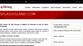 What Splashisland.com website looked like in 2016 (8 years ago)