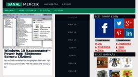 What Sanalmercek.com website looked like in 2016 (8 years ago)
