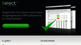 What Selectcrm.de website looked like in 2016 (8 years ago)