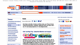 What Schulweb.de website looked like in 2016 (8 years ago)
