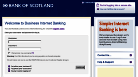 What Secure-business.bankofscotland.co.uk website looked like in 2016 (8 years ago)