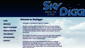What Skydigger.com website looked like in 2016 (8 years ago)