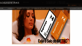 What Sobanheiras.com.br website looked like in 2016 (8 years ago)