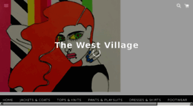 What Shopthewestvillage.com website looked like in 2016 (8 years ago)