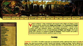 What Svetmightandmagic.cz website looked like in 2016 (9 years ago)