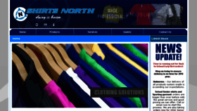 What Shirtsnorth.com.au website looked like in 2016 (8 years ago)