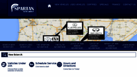 What Spartanmotormall.com website looked like in 2016 (8 years ago)