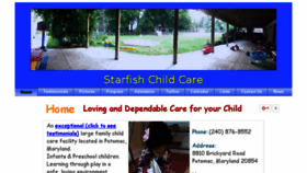 What Starfishchildrenscenter.com website looked like in 2016 (8 years ago)