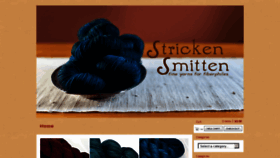 What Strickensmitten.com website looked like in 2011 (13 years ago)