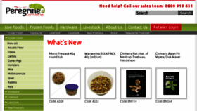 What Shop.peregrine-livefoods.co.uk website looked like in 2016 (8 years ago)