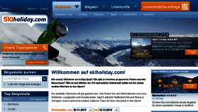 What Skiholiday.com website looked like in 2016 (8 years ago)
