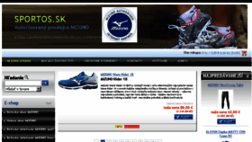 What Sportos.sk website looked like in 2016 (8 years ago)
