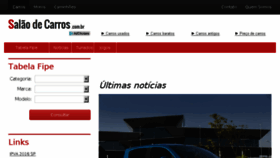 What Salaodecarros.com.br website looked like in 2016 (8 years ago)