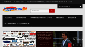 What Sellerie-horseway.fr website looked like in 2016 (8 years ago)
