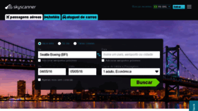 What Skyscanner.com.br website looked like in 2016 (7 years ago)