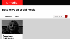 What Smedia.rs website looked like in 2016 (10 years ago)