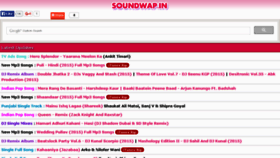 What Soundwap.in website looked like in 2016 (8 years ago)