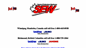 What Sewingandembroiderywarehouse.com website looked like in 2016 (7 years ago)