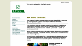 What Sanrisil.com.br website looked like in 2016 (8 years ago)