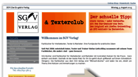 What Sgv-verlag.de website looked like in 2016 (8 years ago)