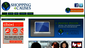 What Shopping4causes.com website looked like in 2016 (7 years ago)