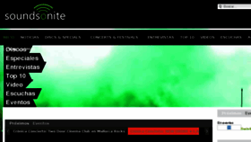 What Soundsonite.es website looked like in 2016 (8 years ago)