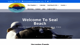 What Sealbeachchamber.org website looked like in 2016 (8 years ago)