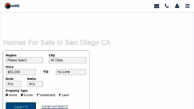 What Sandiegocahomesforsale.com website looked like in 2016 (7 years ago)