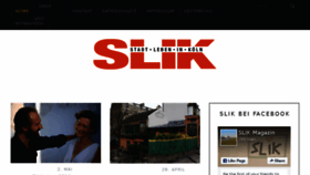 What Slik-magazin.de website looked like in 2016 (8 years ago)