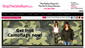 What Shopthegirlsroom.com website looked like in 2016 (8 years ago)