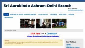 What Sriaurobindoashram.net website looked like in 2016 (8 years ago)