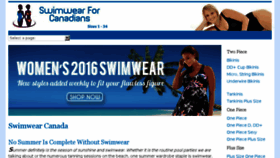 What Swimwearforcanadians.ca website looked like in 2016 (8 years ago)