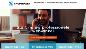 What Shoptrader.nl website looked like in 2016 (8 years ago)