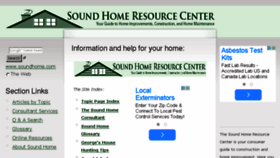 What Soundhome.com website looked like in 2016 (8 years ago)