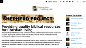 What Shepherdproject.com website looked like in 2016 (7 years ago)