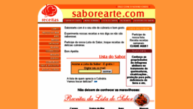 What Saborearte.com website looked like in 2016 (8 years ago)