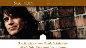 What Sascha-lien.de website looked like in 2016 (7 years ago)