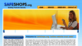 What Safeshops.org website looked like in 2016 (8 years ago)
