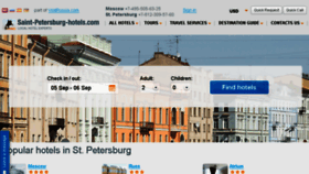 What Saint-petersburg-hotels.com website looked like in 2016 (7 years ago)