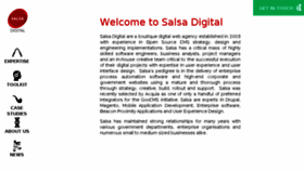 What Salsainternet.com.au website looked like in 2016 (7 years ago)