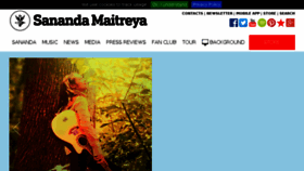 What Sanandamaitreya.com website looked like in 2016 (7 years ago)